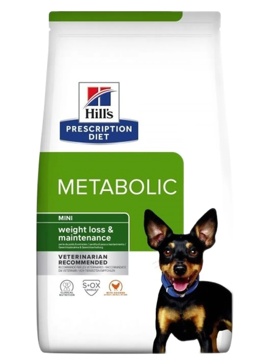 Hill's cane metabolic mini weight loss e maintenance pollo 3 kg   Hill's cane metabolic mini weight loss e maintenance pollo 3 kg