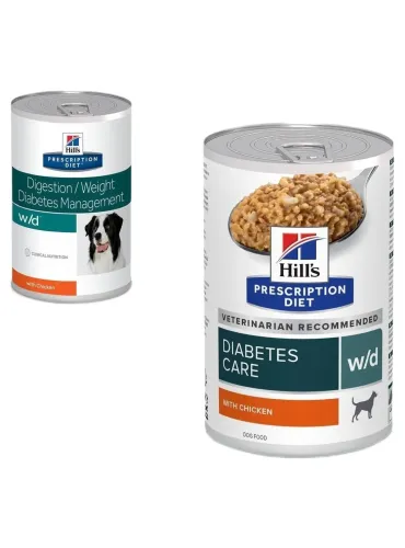 Hill's cane w/d diabetes care lattina con pollo 370 gr
