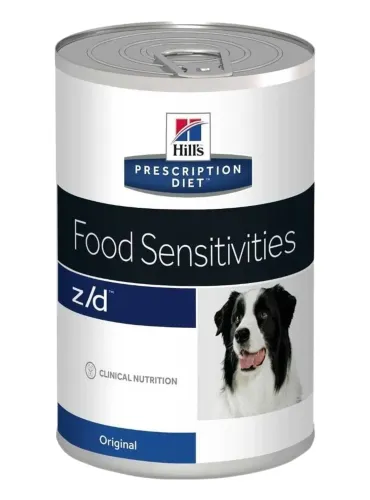 Hill's cane z/d food sensitivities lattina 370 gr  