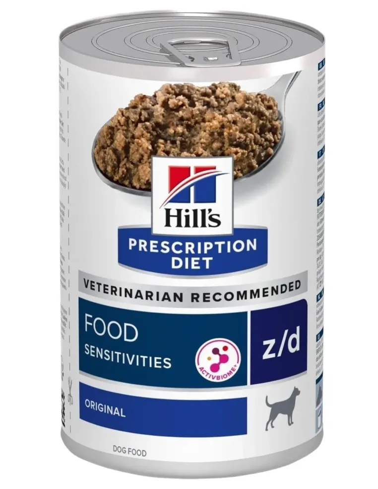 Hill's cane z/d food sensitivities lattina 370 gr  