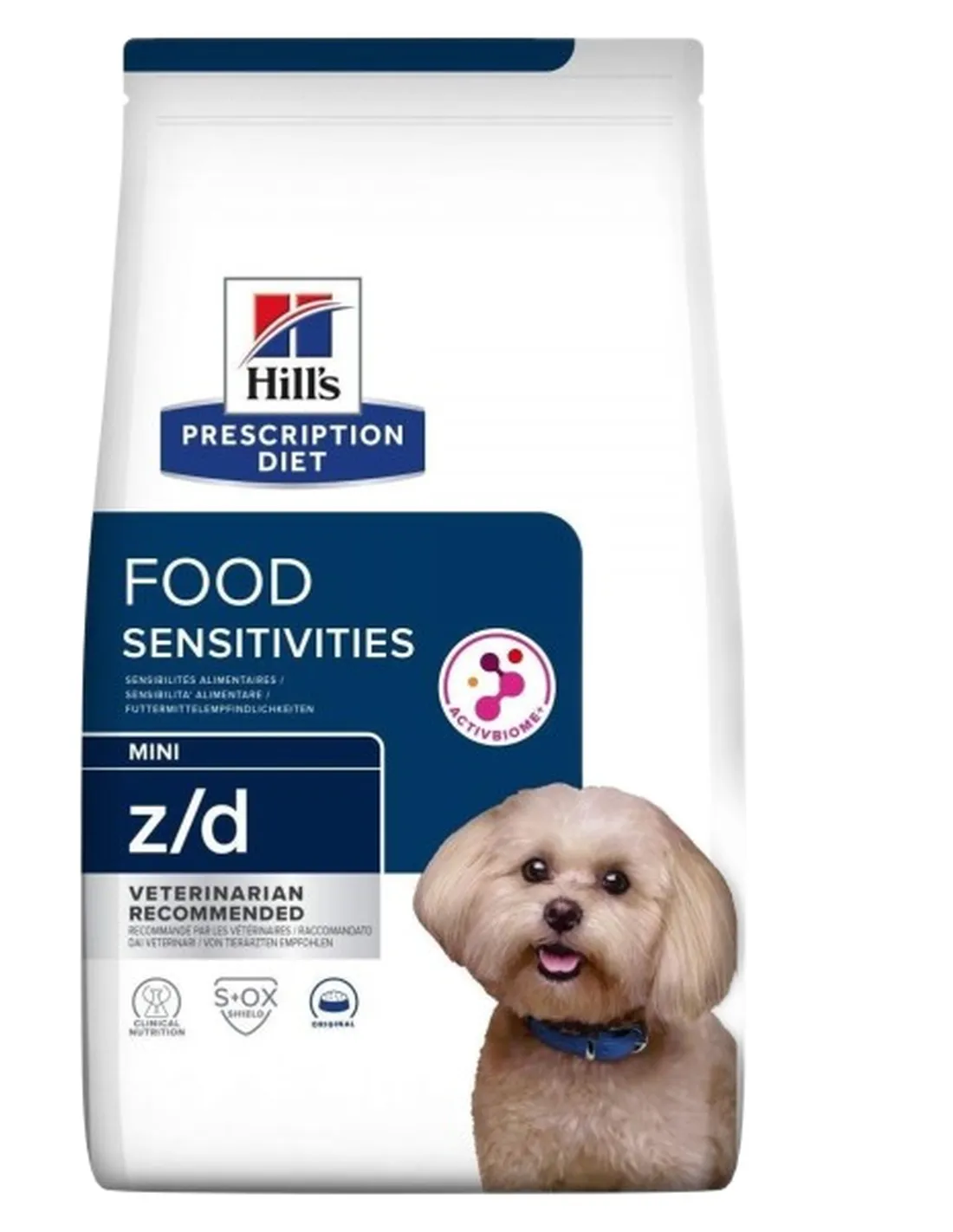Hill's cane z/d mini food sensitivities 1 kg   Hill's cane z/d mini food sensitivities 1 kg