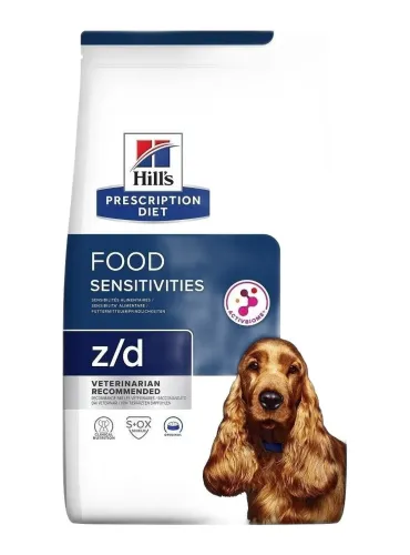 Hill's cane z/d food sensitivities 10 kg
