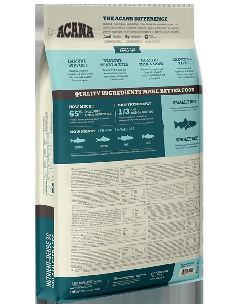 Acana gatto bountiful catch 340 gr  