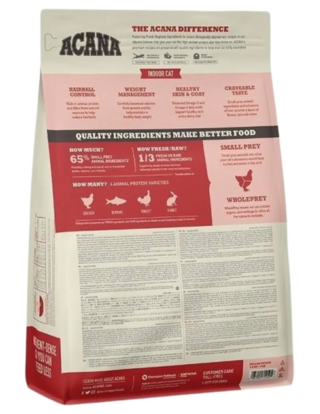 Acana gatto indoor entree 1,8 kg  