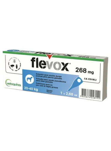 Flevox Spot-on cani 268 mg 20 - 40 kg  