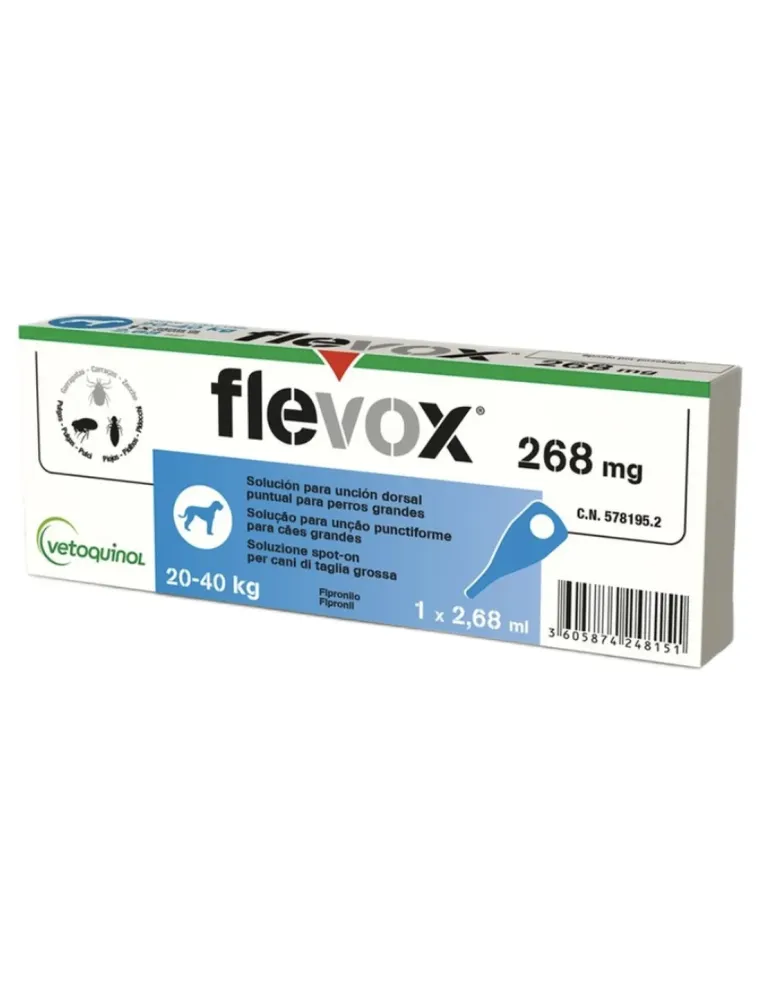 Flevox Spot-on cani 268 mg 20 - 40 kg  