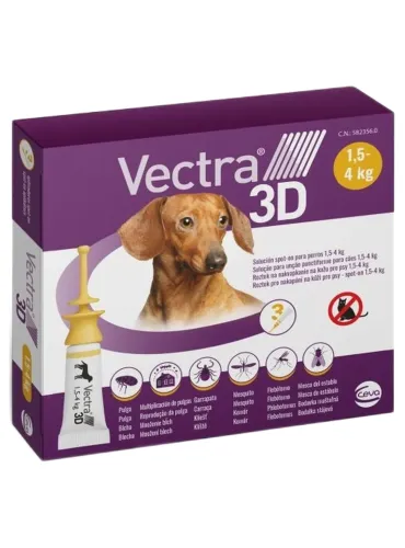 Vectra 3D 1,5 - 4 kg 3 pipette  