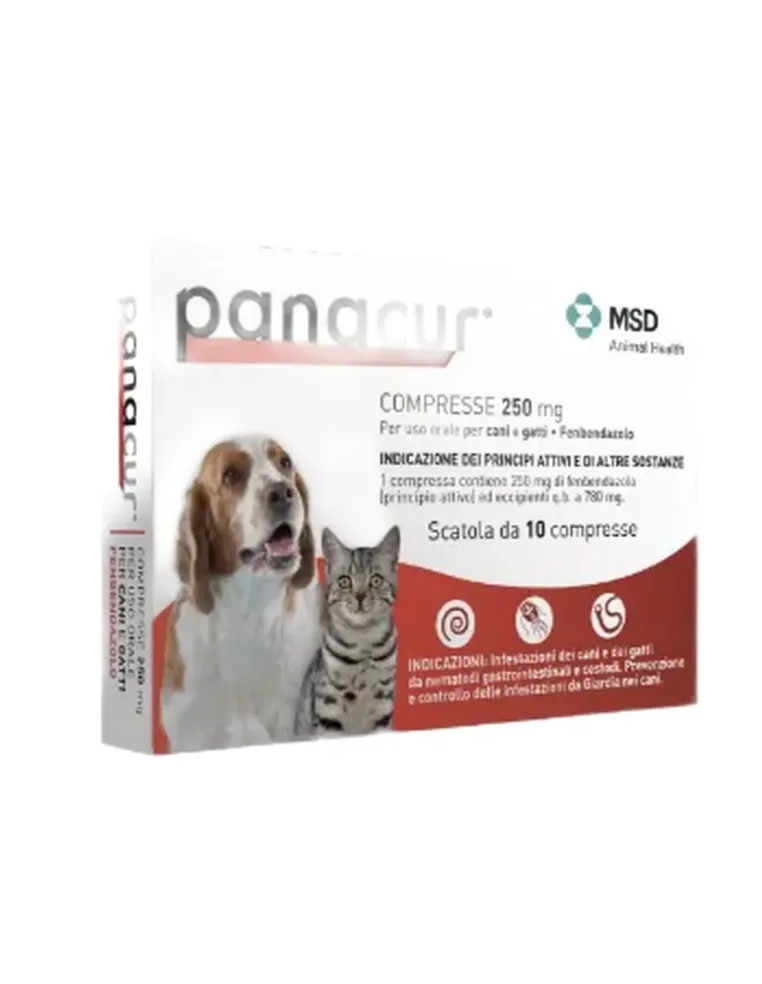 Panacur 250 mg 10 compresse