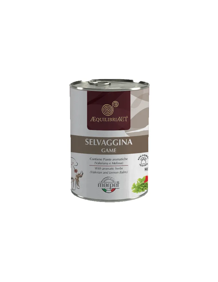 Equilibria Dog Selvaggina 410 gr