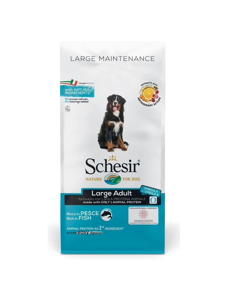 Schesir Dog Large Pesce 12 Kg