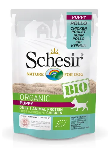 Schesir Dog Bio Puppy Pollo 85gr