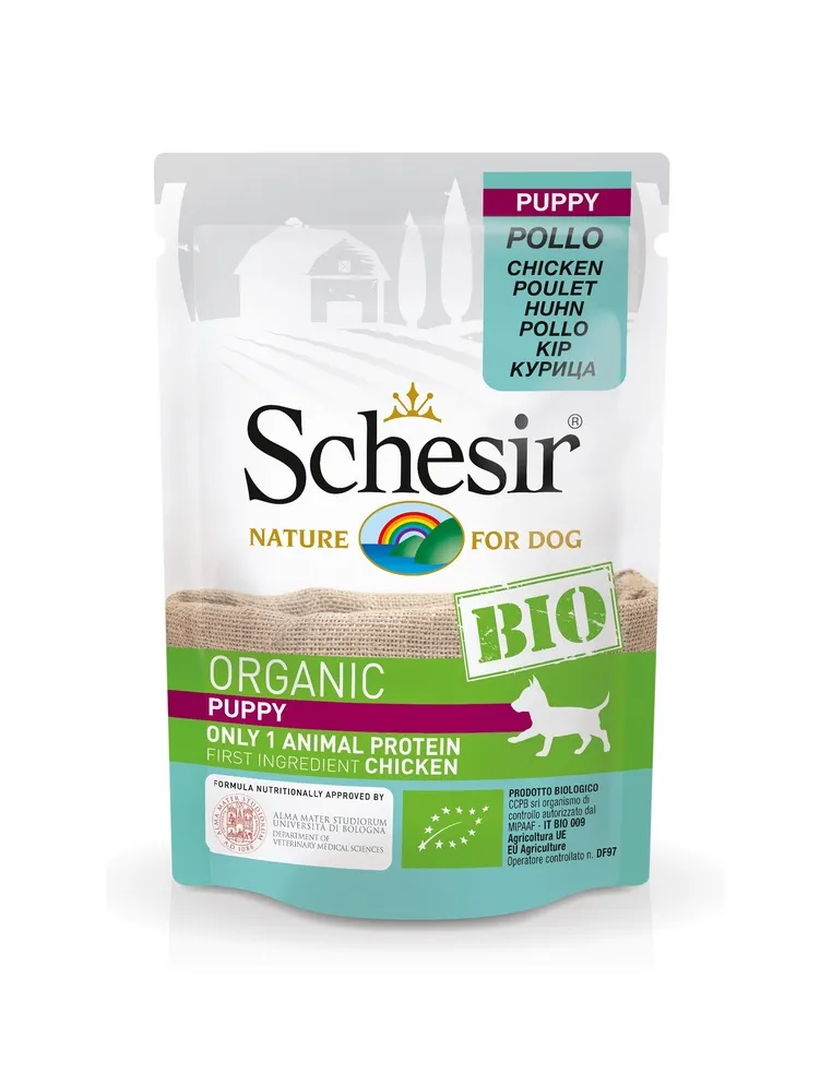 Schesir Dog Bio Puppy Pollo 85gr