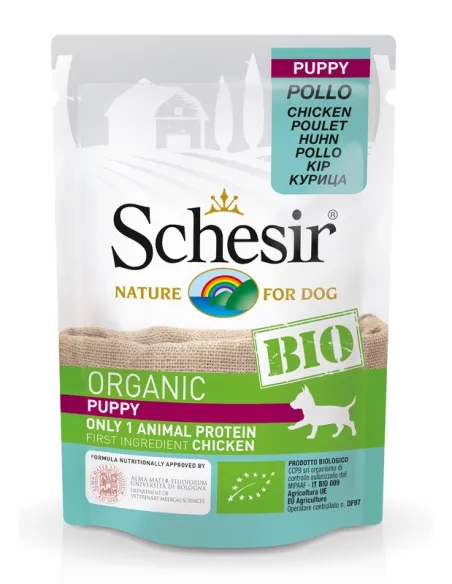 Schesir Dog Bio Puppy Pollo 85gr