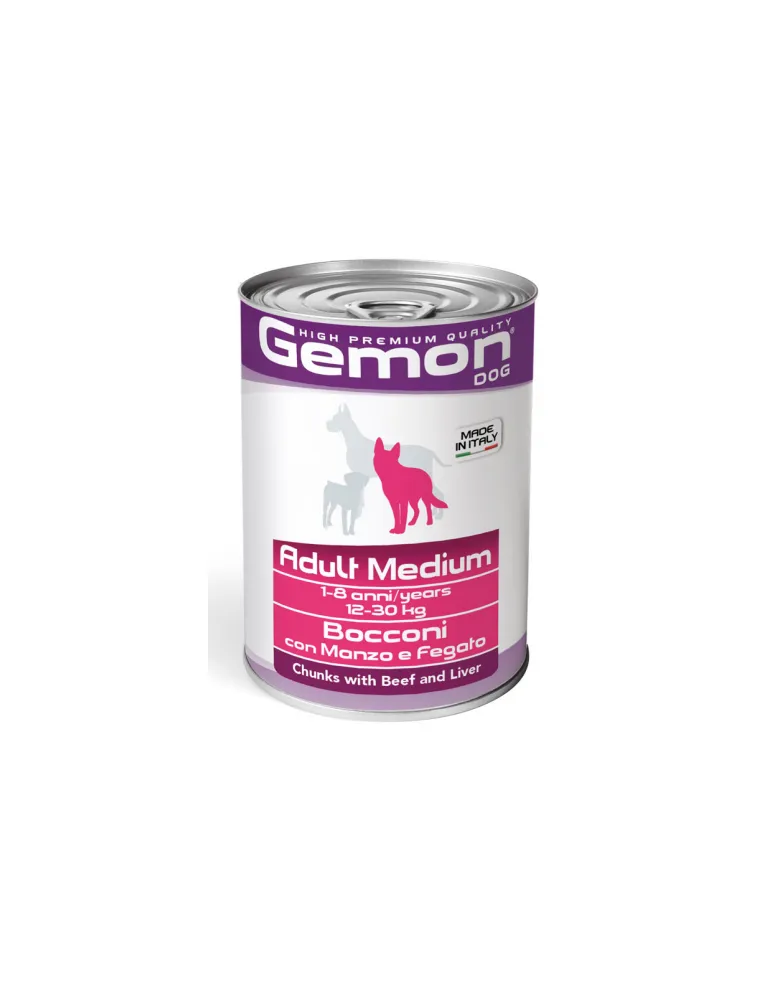 Gemon Dog Adult Medium Manzo e Fegato 415 gr