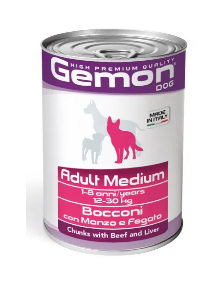 Gemon Dog Adult Medium Manzo e Fegato 415 gr
