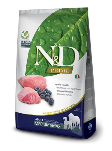 N&D Prime Dog Adult Med/Max Agnello 12 K G
