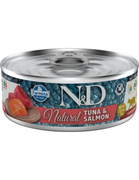 N&D Wet Cat Natural Tuna & Salmon 70gr N&D Wet Cat Natural Tuna & Salmon 70gr