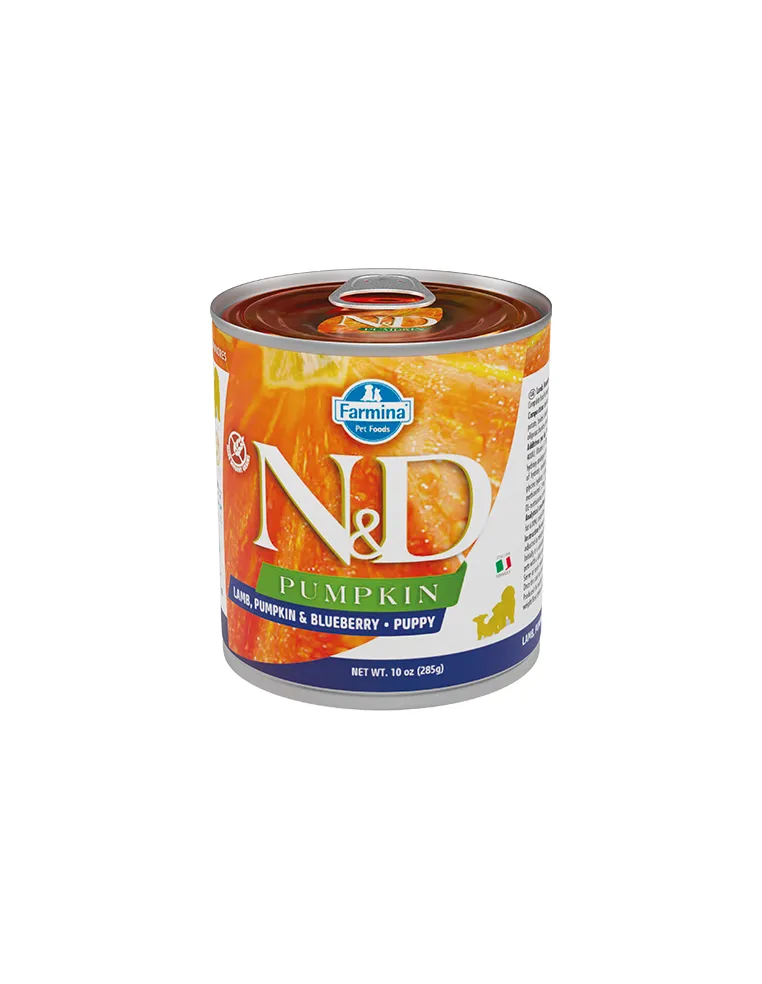 N&D Wet Dog Pumpkin Agnello Puppy 285 Gr