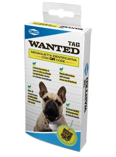 Medaglietta ID Slais Wanted per Animali