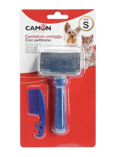 Cardatore Cromato con Pettinino S - Camon