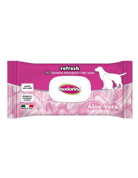 Inodorina Salviette Refresh Aloe Vera