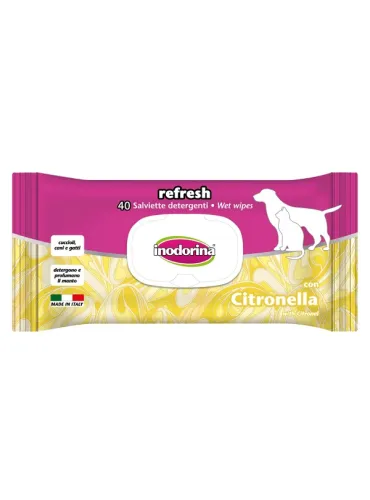 Inodorina Salviette Refresh Citronella