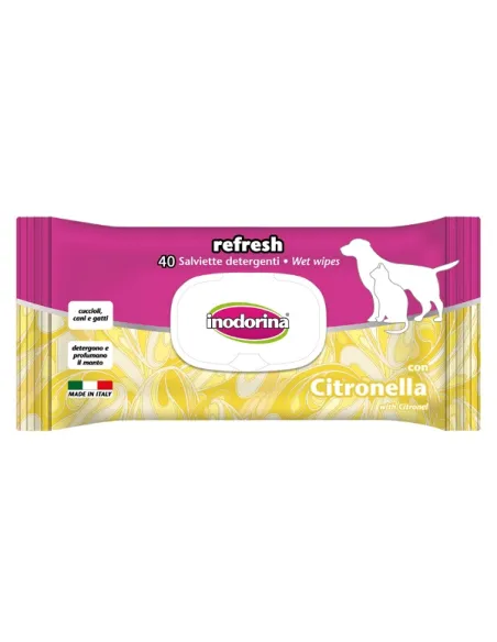 Inodorina Salviette Refresh Citronella Inodorina Salviette Refresh Citronella