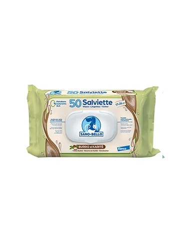 Salviette Detergenti Burro Di Karite'
