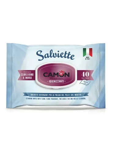 Salviette Detergenti Igieni Mirra 40pz Camon