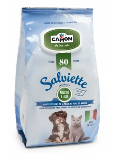 Salviette Muschio Ed Aloe 100 Pz
