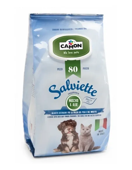 Salviette Muschio Ed Aloe 100 Pz