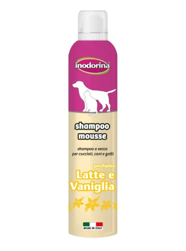 Inodorina Shampoo Mousse Latte e Vaniglia