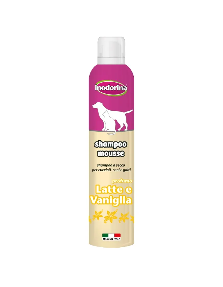 Inodorina Shampoo Mousse Latte e Vaniglia