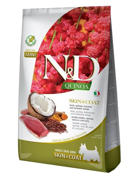 N&D Quinoa Mini Skin&Coat Anatra 800 Gr N&D Quinoa Mini Skin&Coat Anatra 800 Gr