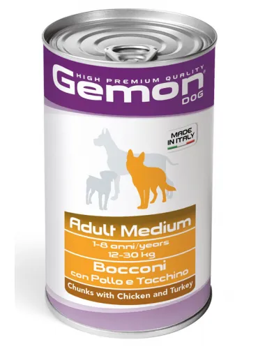 Gemon Dog Adult Medium Pollo e Tacchino 1250 gr