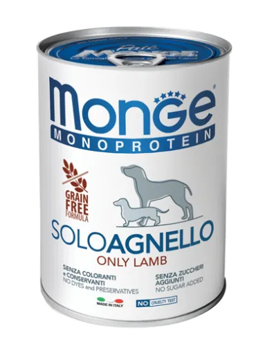 Monge Dog Solo Agnello 400 gr