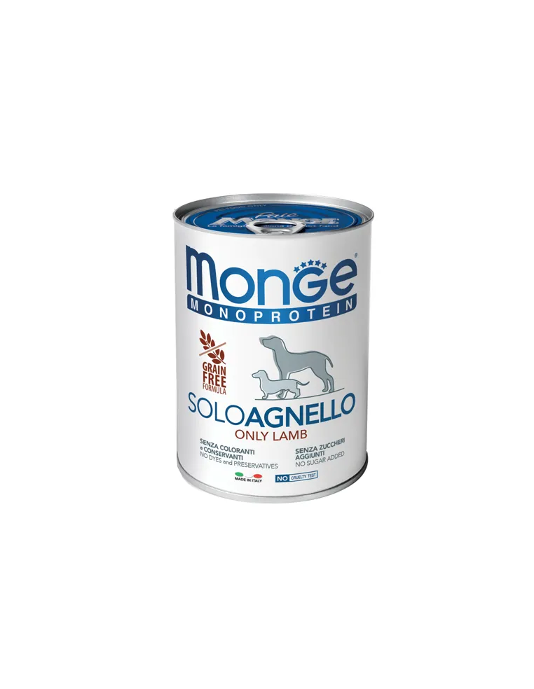 Monge Dog Solo Agnello 400 gr