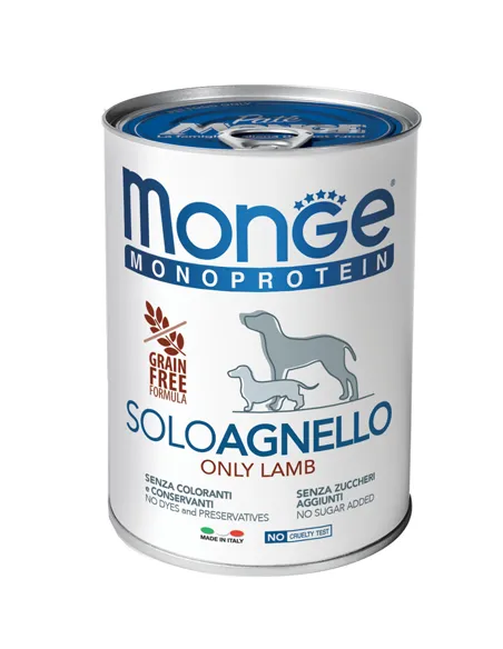 Monge Dog Solo Agnello 400 gr