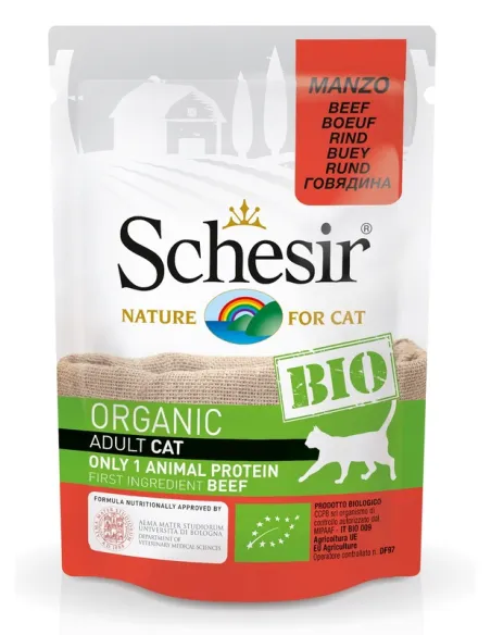 Schesir Cat Bio Manzo 85gr Schesir Cat Bio Manzo 85gr