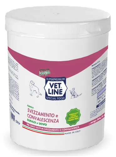 Vet Line Cani E Gatti Svezzamento 550 Gr