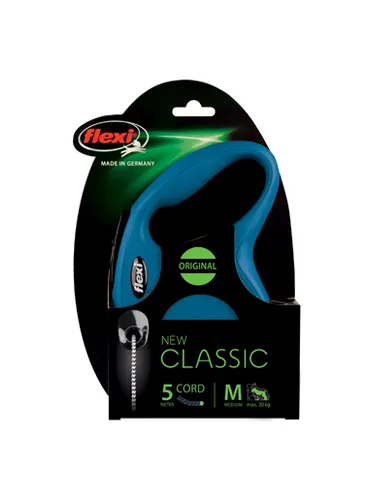 Flexi New Classic M Corda 5 mt 12 kg Blu