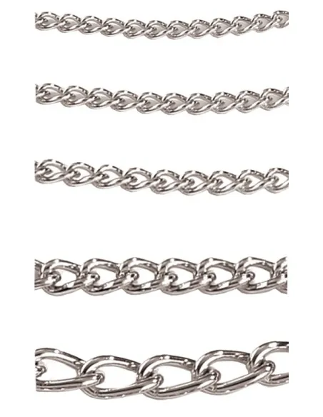 Guinzaglio Nylon e Catena 2.5 x 80 cm Rosso Guinzaglio Nylon e Catena 2.5 x 80 cm Rosso