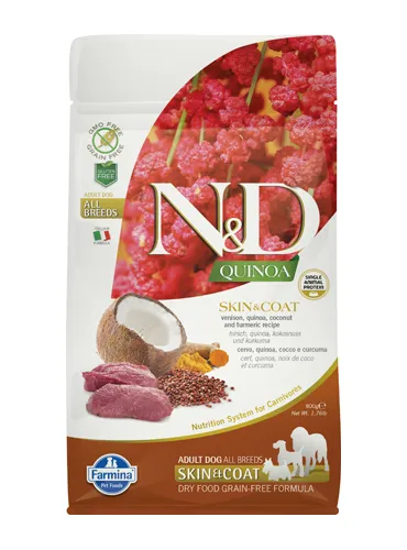 N&D Quinoa Mini Skin&Coat Cervo 800 Gr