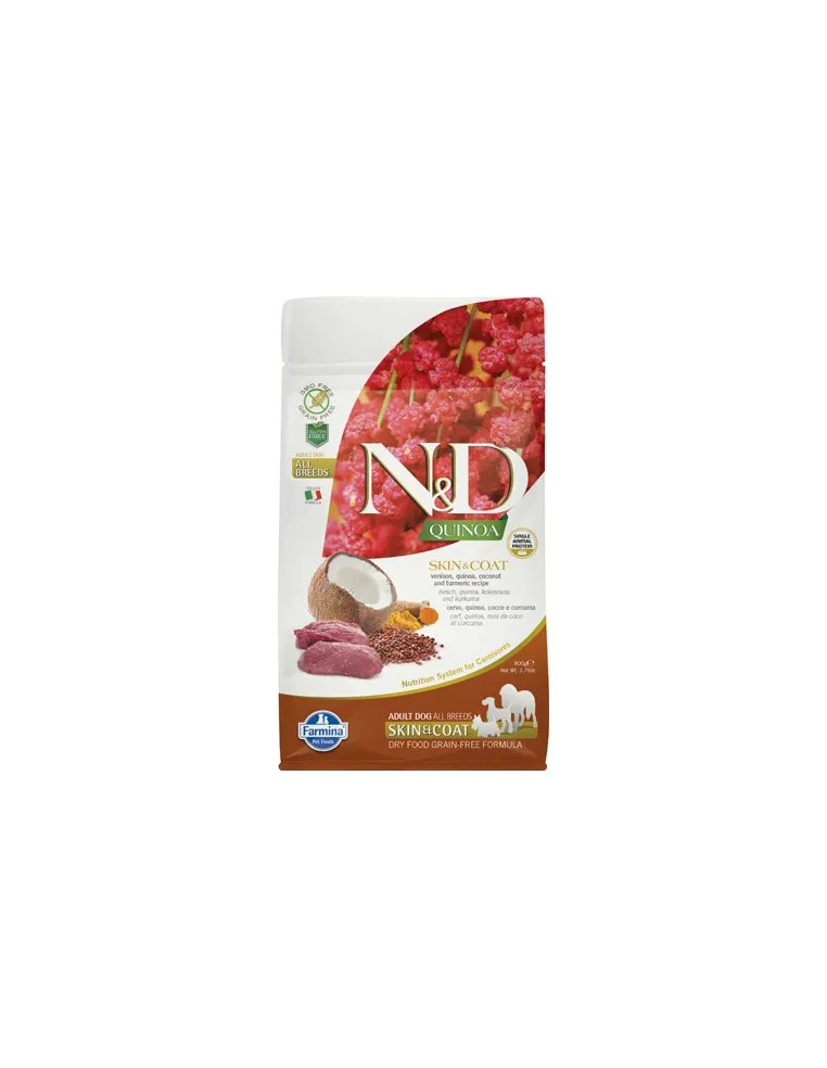 N&D Quinoa Mini Skin&Coat Cervo 800 Gr