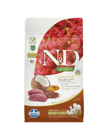 N&D Quinoa Mini Skin&Coat Cervo 800 Gr