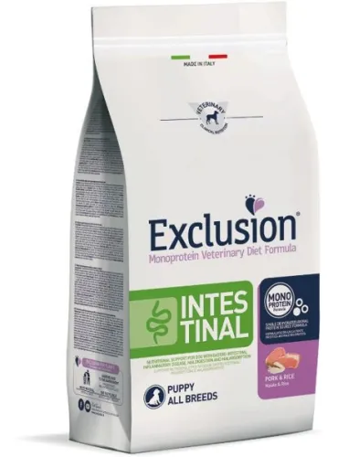 Exclusion Intestinal Puppy Maiale E Riso 12 Kg