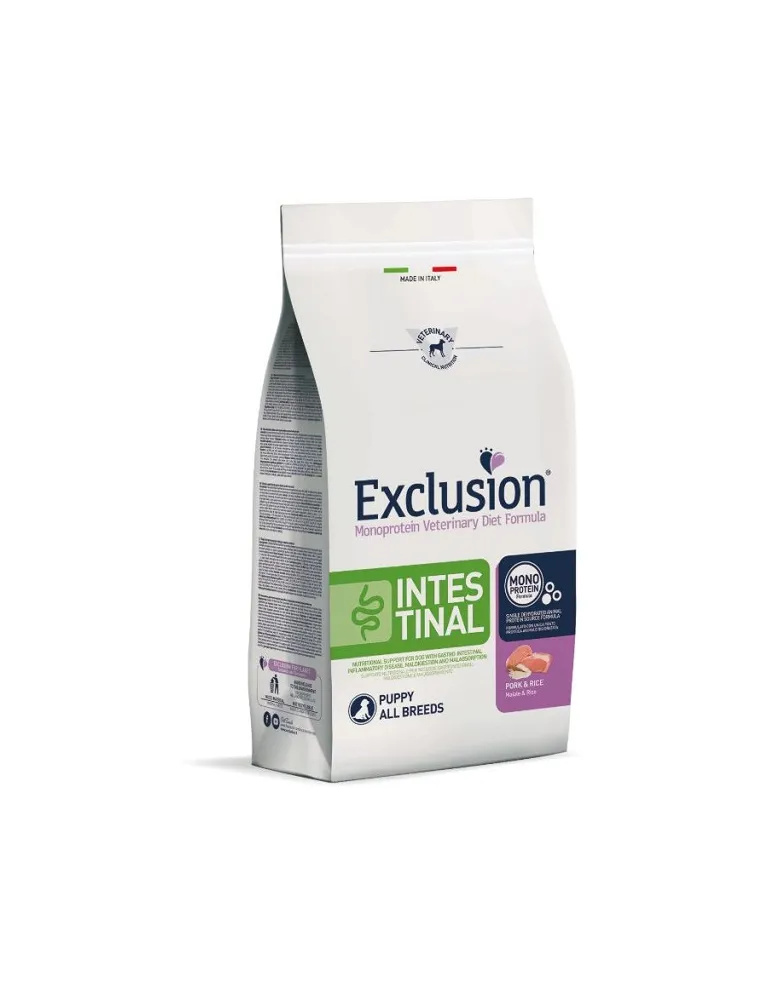 Exclusion Intestinal Puppy Maiale E Riso 12 Kg