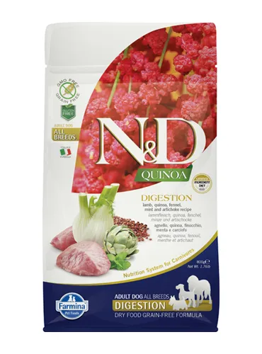 N&D Quinoa Digestion Mini Agnello 800 Gr