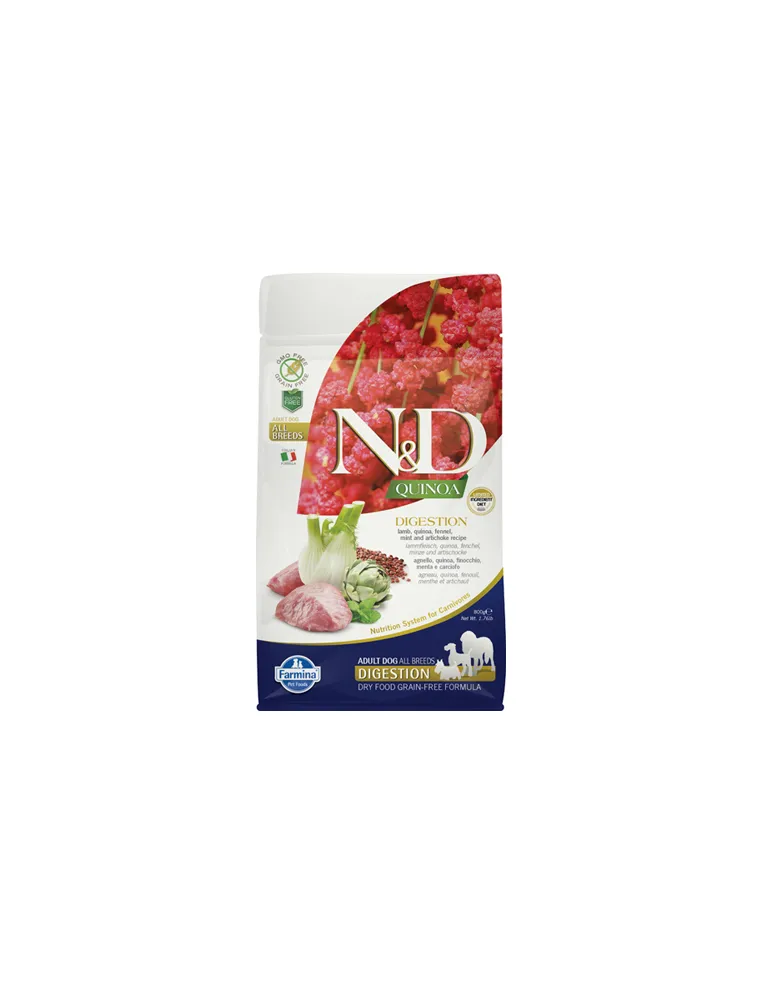 N&D Quinoa Digestion Mini Agnello 800 Gr