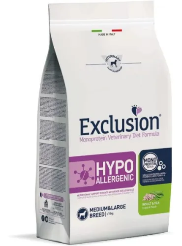 Exclusion Hypo Insect And Pea Medium Large 2 Kg